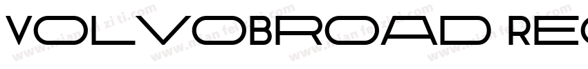 VolvoBroad Regular字体转换